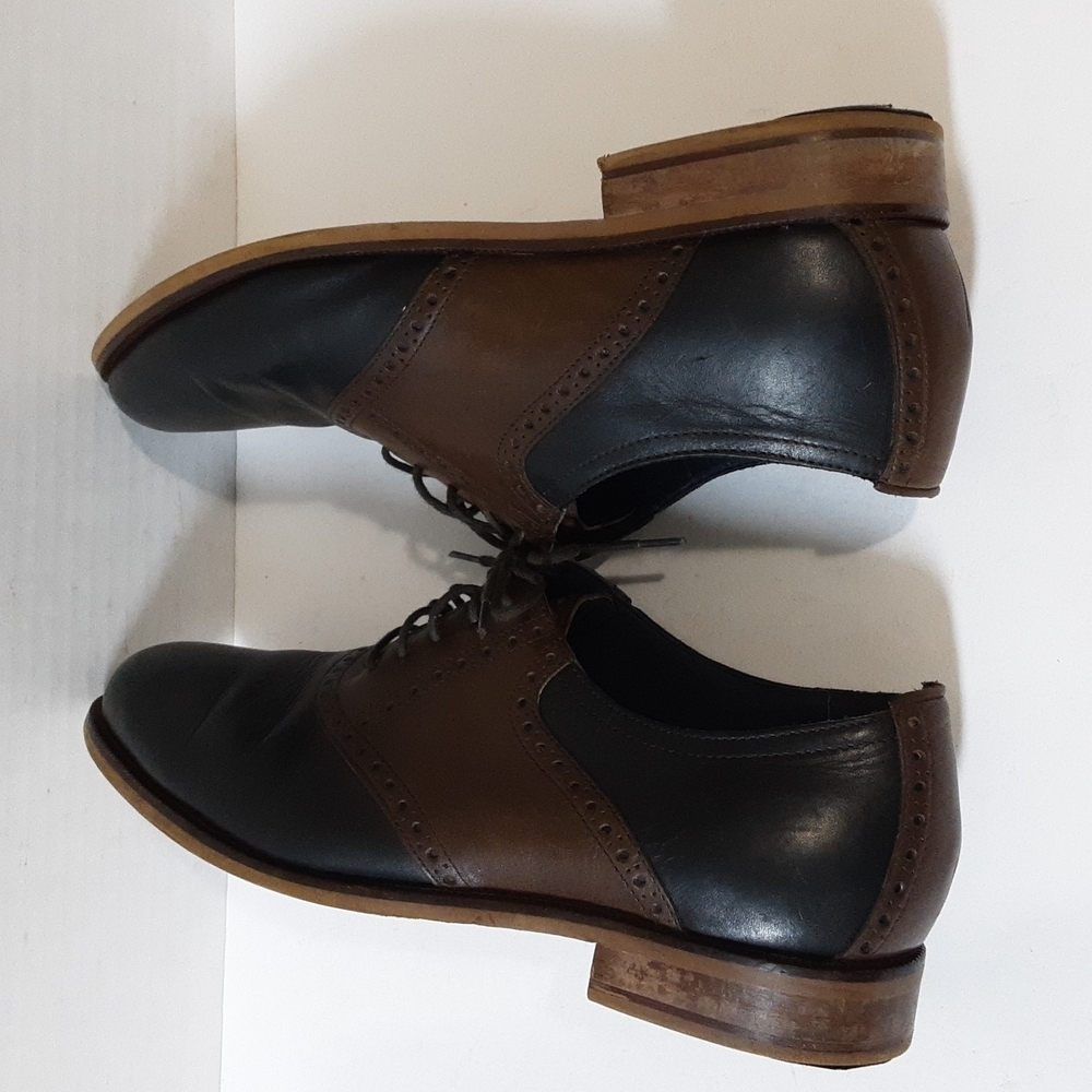 Cole Hann mens oxford derby lace up dress shoe in size 10.5M - Picture 8 of 11
